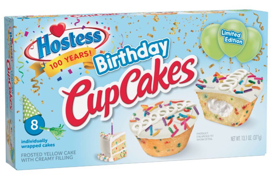hostess birthday cupcakes calories
