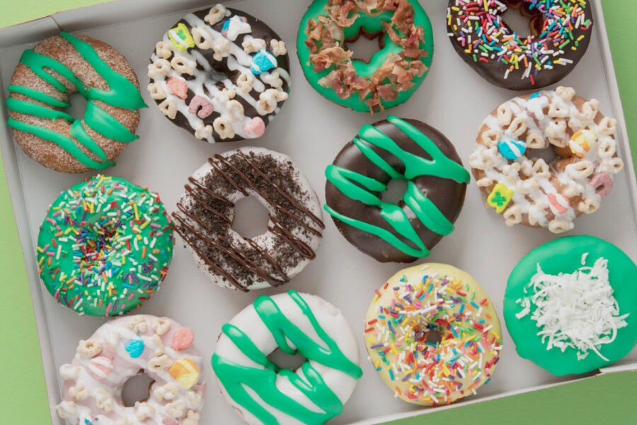 pics Donut Stuffed With M&Ms what s new for st patrick s day