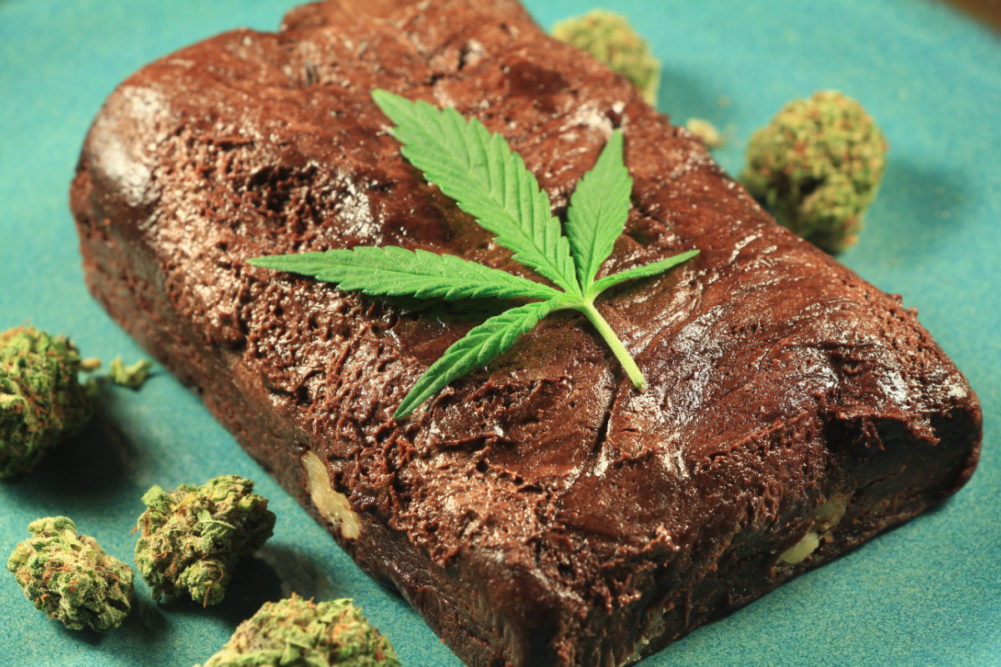 Cannabis brownie
