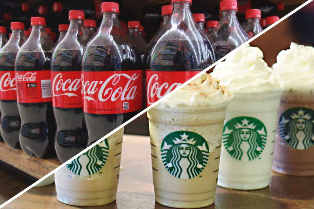 Starbucks and Coca-Cola