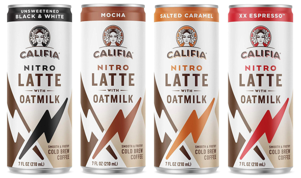 Califia Farms nitro oat milk lattes