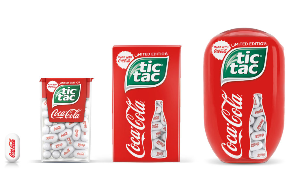 Coca-Cola flavored Tic Tacs