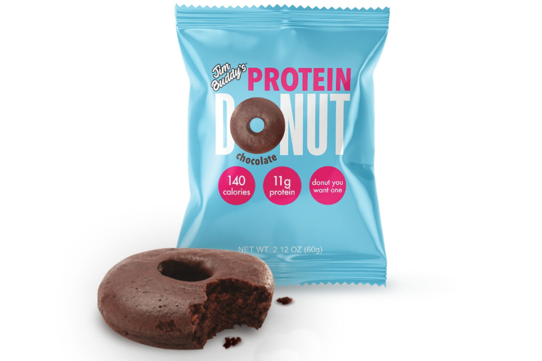 Jim Buddy’s Protein Donuts chocolate protein donut