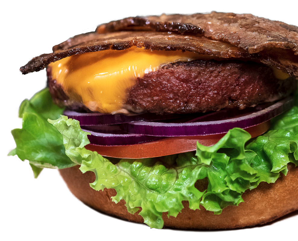 Nestle plant-based bacon cheeseburger
