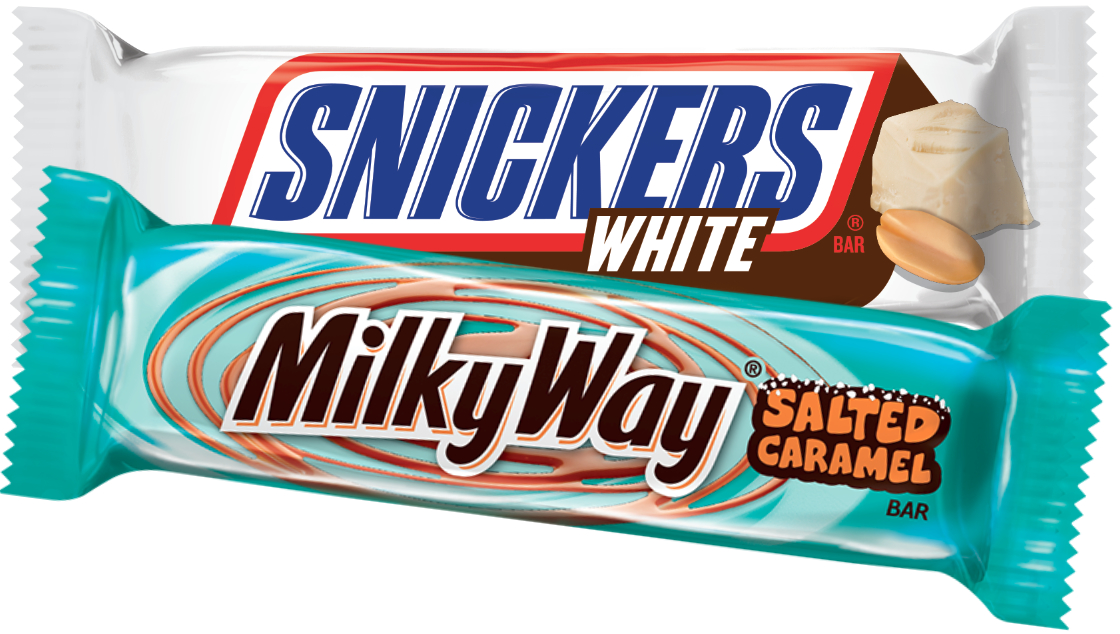 Snickers White and Milky Way Salted Caramel