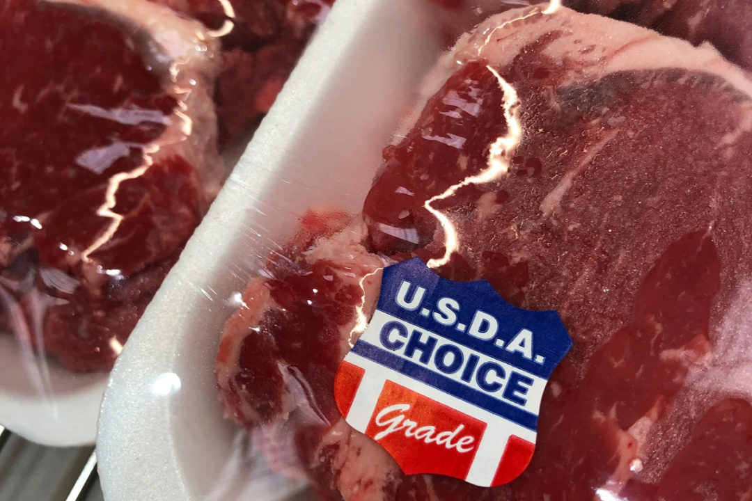 USDA Choice meat stamp