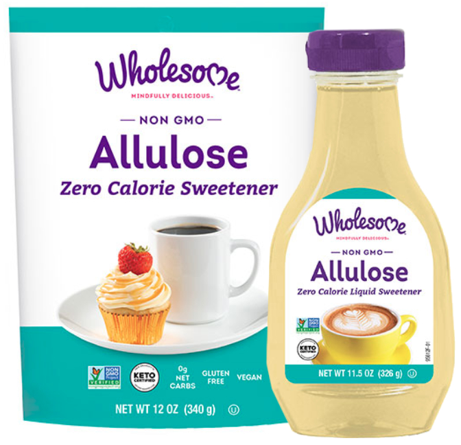Wholesome allulose sweeteners