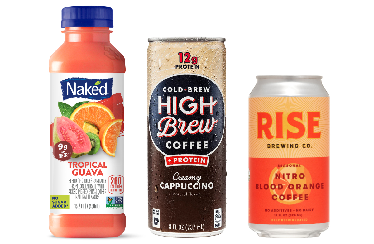 Beverages with adventurous flavors and textures