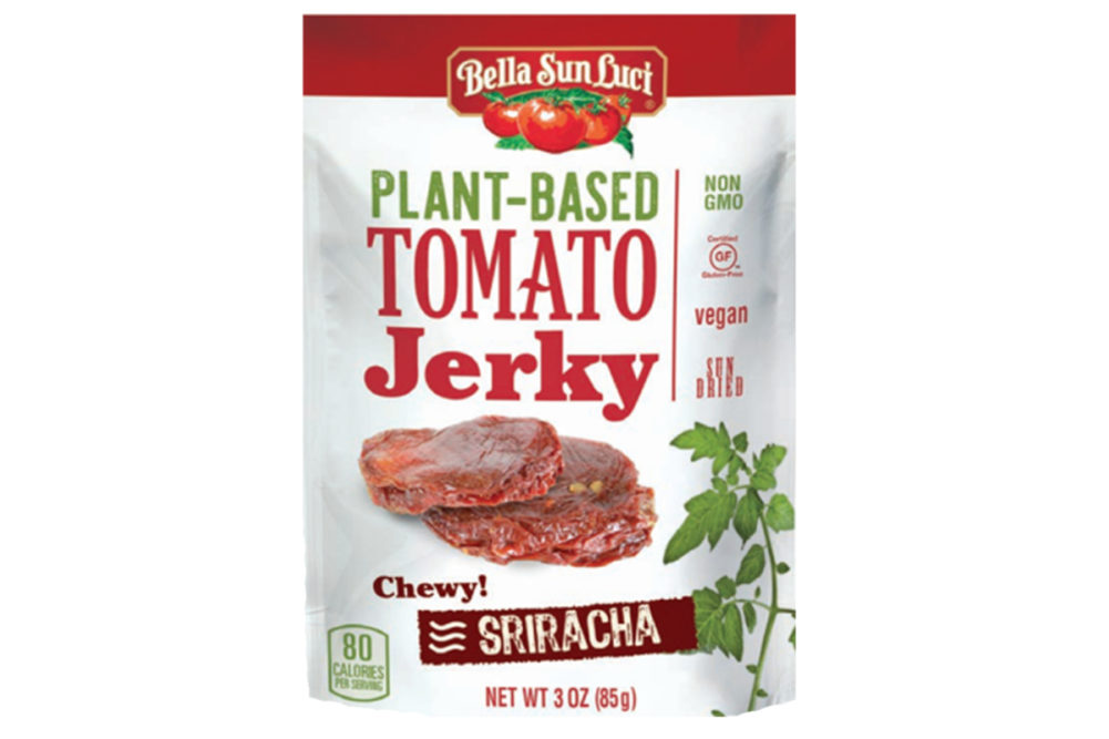 Bella Sun Luci plant-based tomato jerky