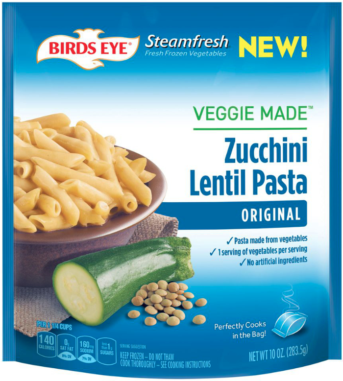 Birds Eye Zucchini Lentil Pasta