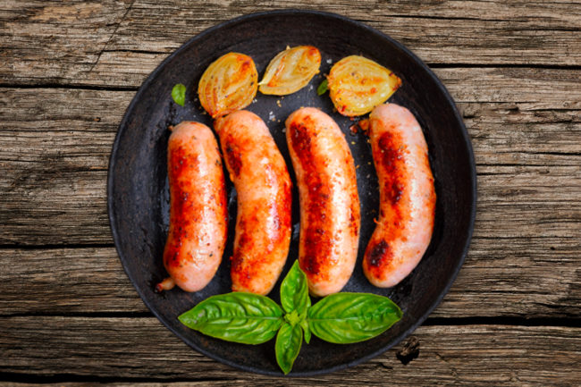 Motif FoodWorks plant-based sausages