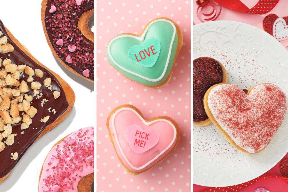Valentine's Day donuts