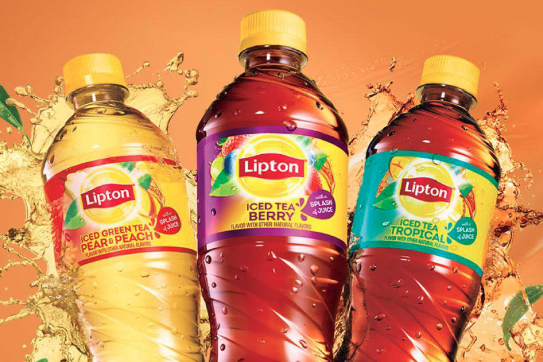 Lipton tea bottles, Unilever