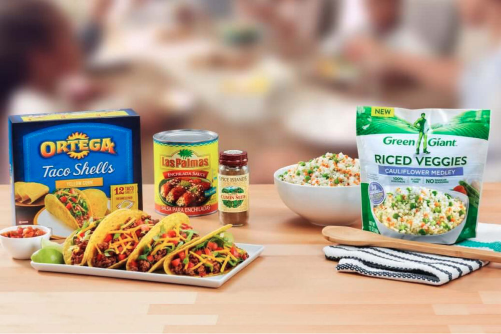 B&G Foods brands - Ortega and Green Giant