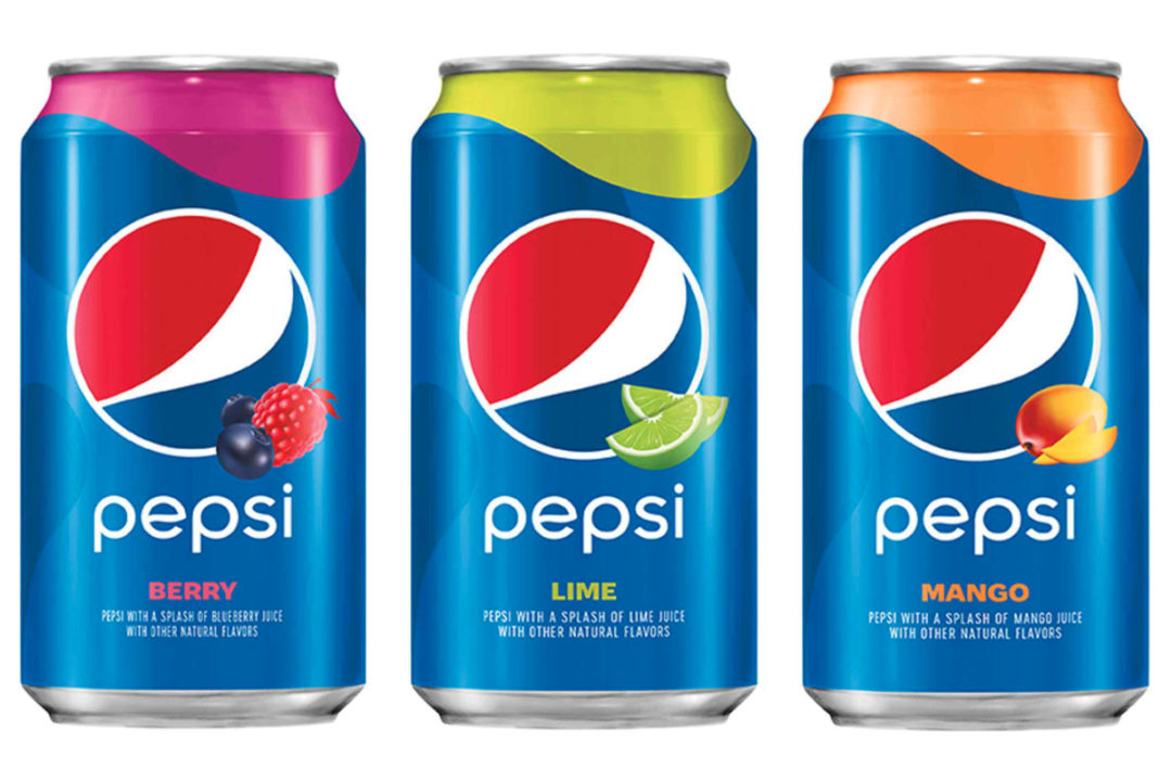 Pepsi Berry, Pepsi Lime and Pepsi Mango