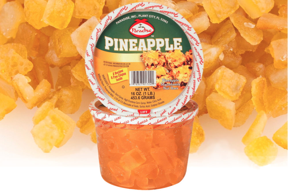 Paradise Fruit Co. candied pineapple