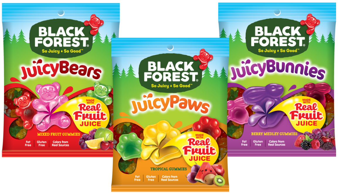 Black Forest juicy gummy fruit snacks