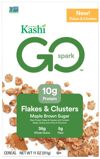 Kashi GO maple brown sugar flakes & clusters cereal