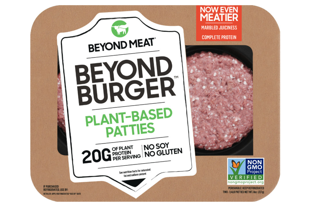 new beyond burger meatless plant-based burger