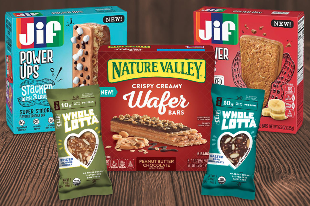 New snack bars from General Mills, J.M. Smucker and Clif Bar