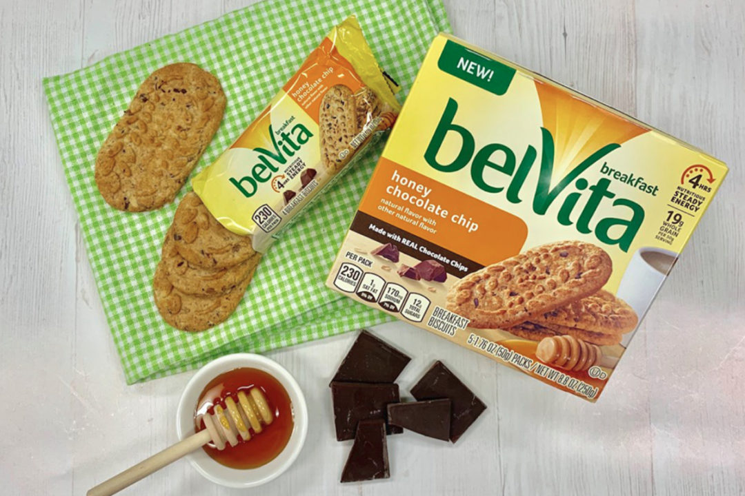 belVita honey chocolate chip breakfast biscuits, Mondelez