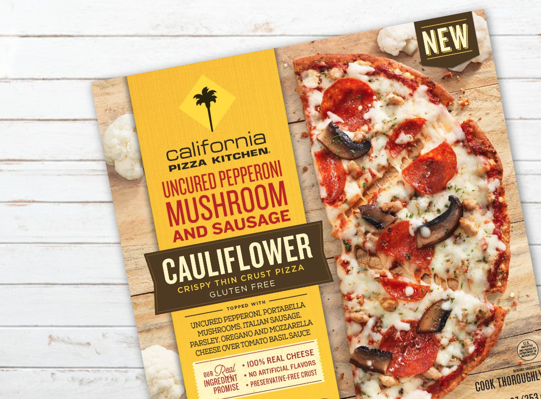 California Pizza Kitchen frozen cauliflower crust pizza