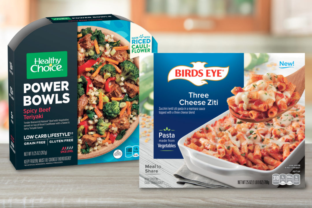 Healthy Choice grain-free Power Bowls and Birds Eye vegetable pasta, Conagra Brands