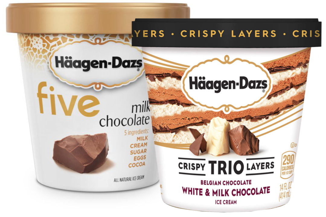 Häagen-Dazs Trios and Five ice cream, Nestle