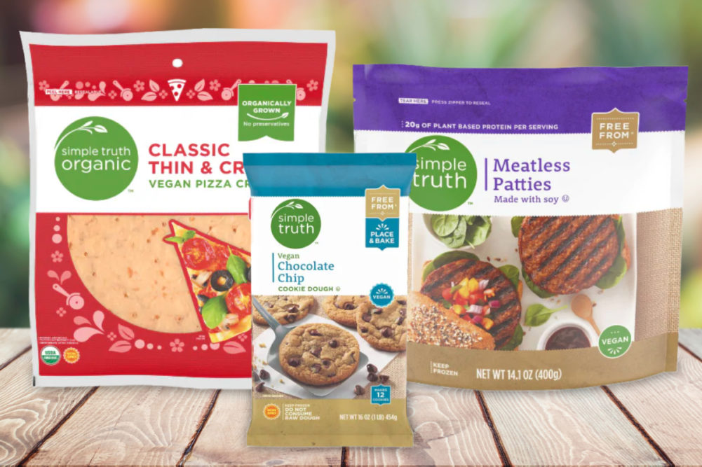 Kroger Simple Truth vegan products