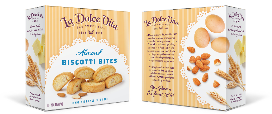 Nonni's Le Dolce Vita biscotti bites
