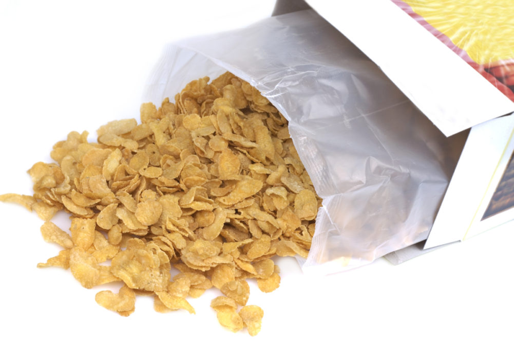 Corn flakes cereal