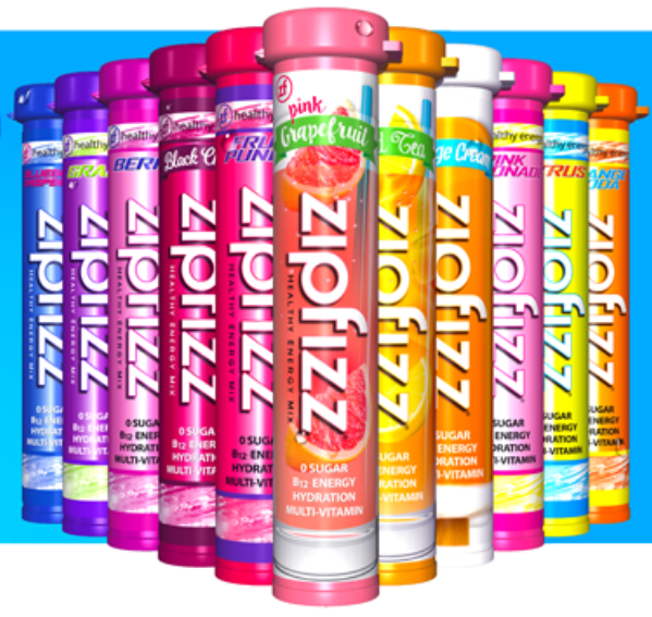 ZipFizz multivitamin premix energy drink