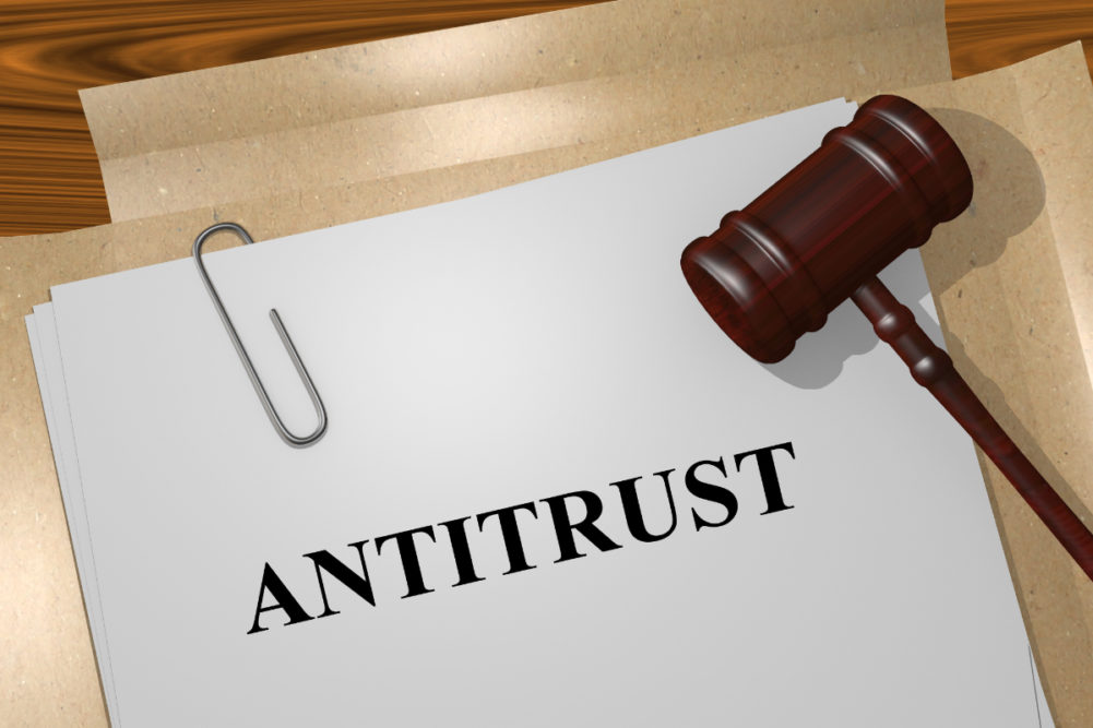 Antitrust law concept