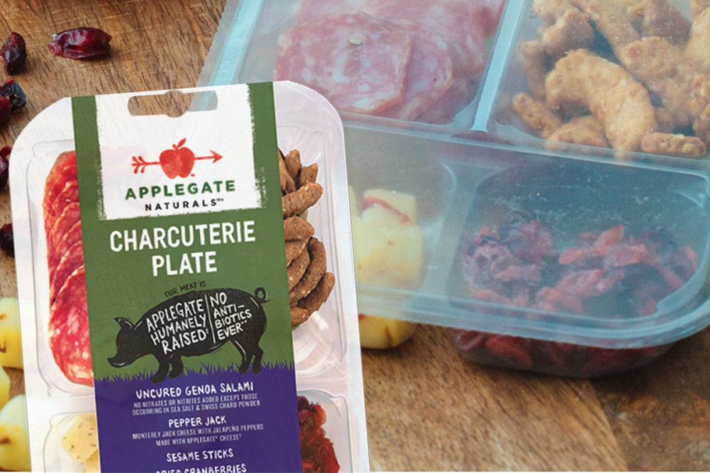 Applegate Naturals charcuterie plate snack pack