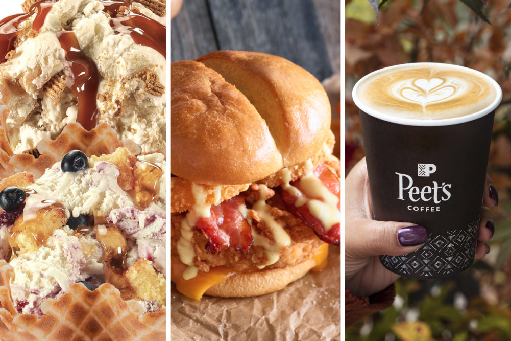 Honey menu items from Cold Stone, Ruby Tuesday, Peet’s Coffee