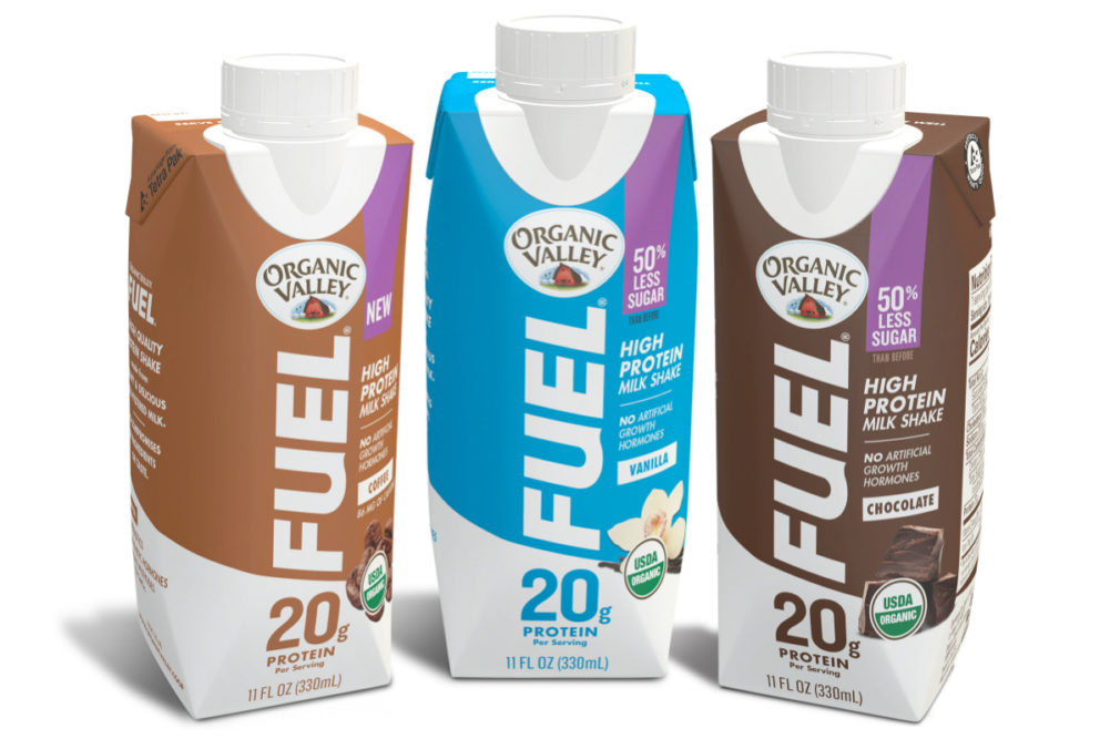 Organic Valley Fuel protein shakes