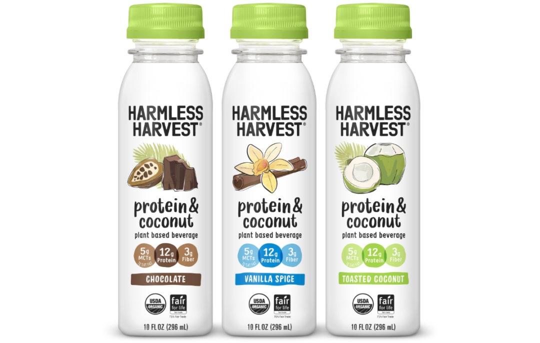 Harmless Harvest Protein & Coconut beverages