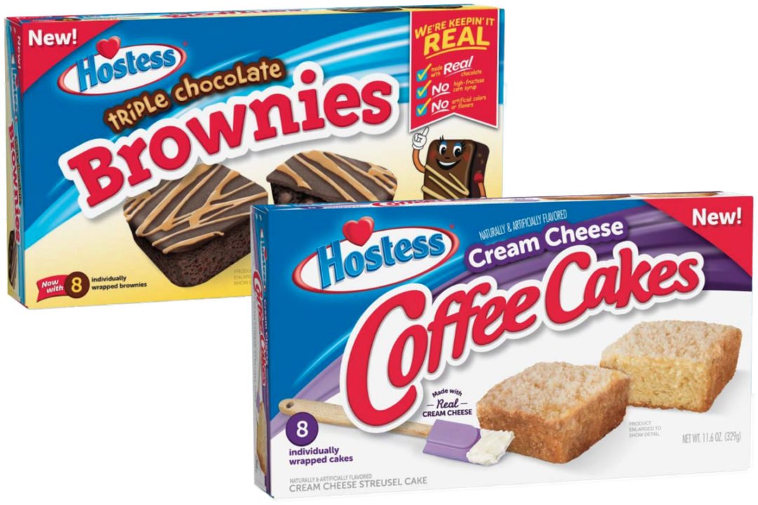 Hostess Triple Chocolate Brownies and Cream Cheese Coffee Cakes