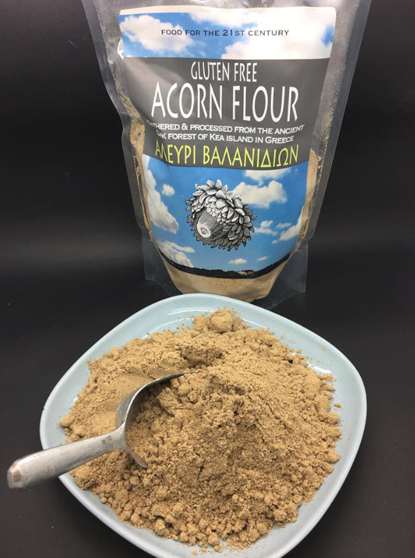 Oakmeal acorn flour