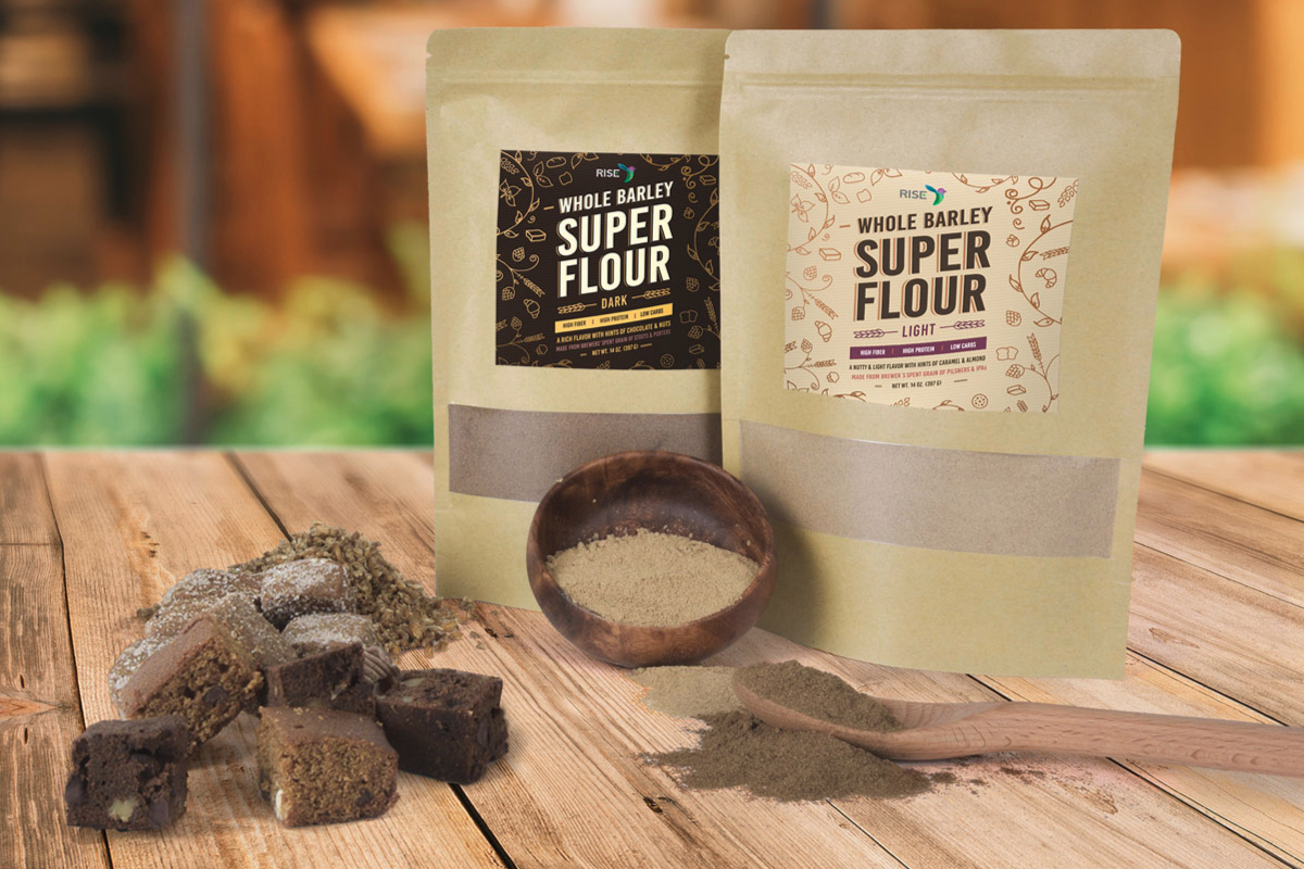 Rise Products Inc. flour made from spent barley from beer