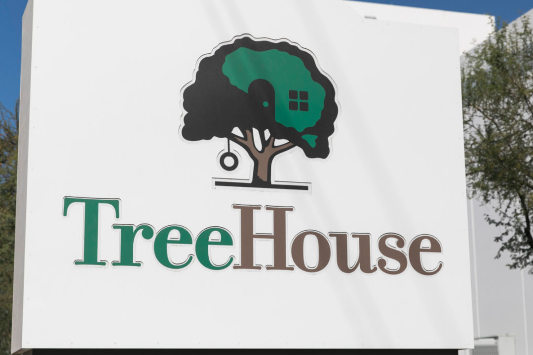 TreeHouse Foods sign