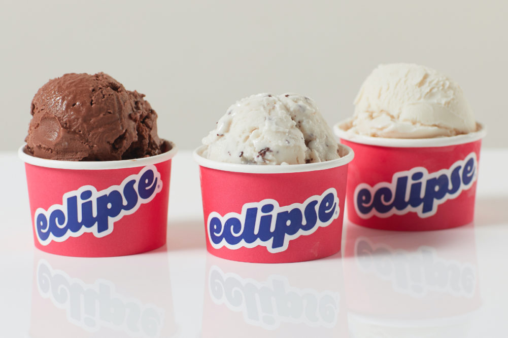 Eclipse ice cream cups