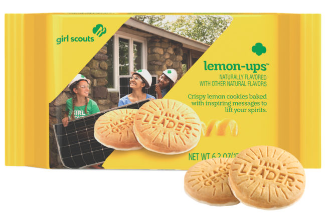 Girl Scouts Lemon-Ups cookies