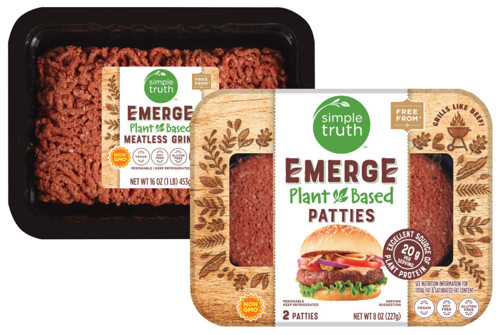 Kroger Simple Truth Emerge plant-based meats