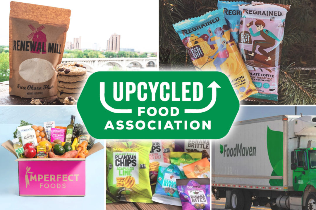 Upcycled Food Association logo and members