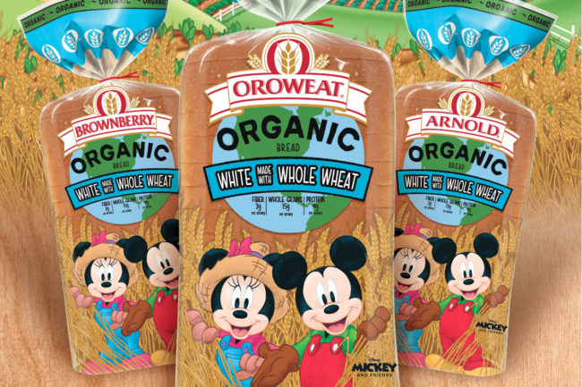 Arnold, Brownberry and Oroweat Kids Organic White Bread