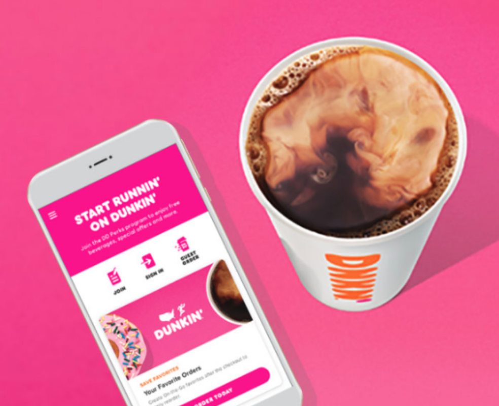 Dunkin' mobile app