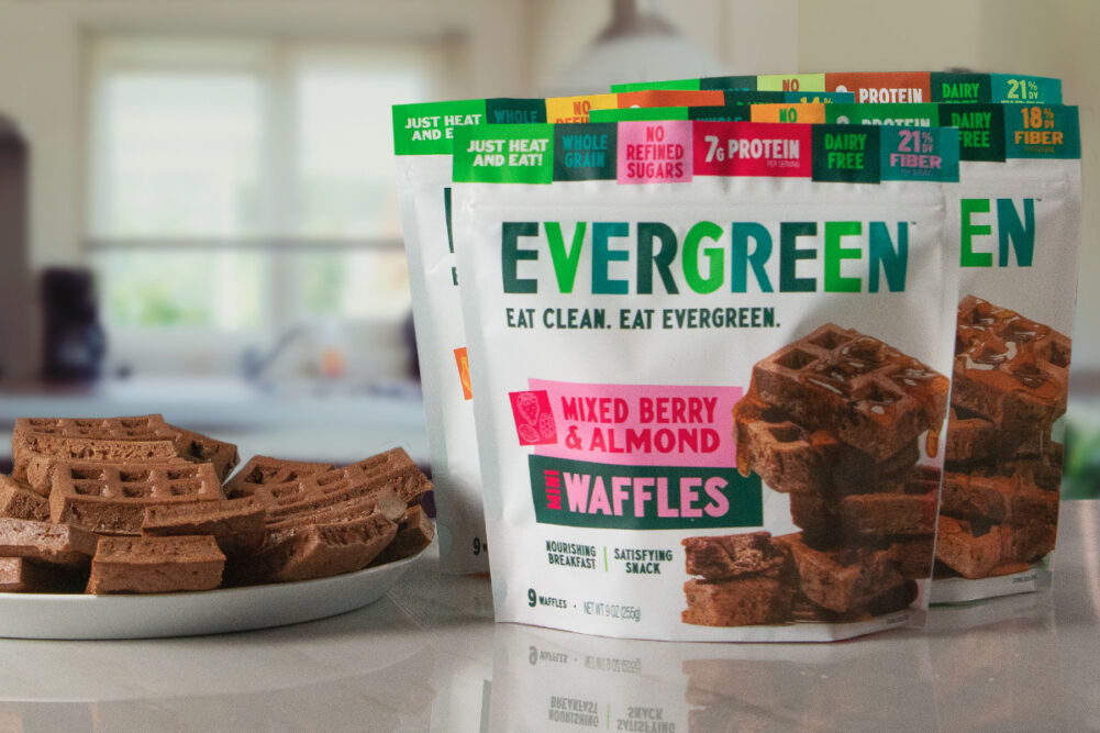 Evergreen frozen waffles