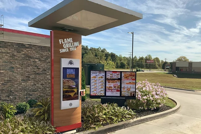 New Burger King drive-thru