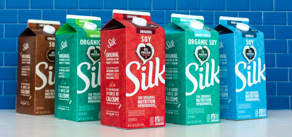 Silk milk lineup